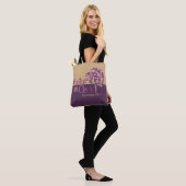 Christelijk in Christus Colossians 2:7 Bijbel Tote Bag (Op model)