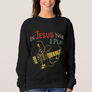 Christelijk in Jezus naam, ik speel gitaar Trui