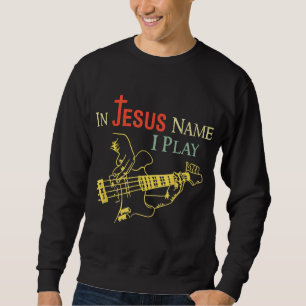 Christelijk in Jezus naam, ik speel gitaar Trui