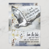 Christelijk Inspirerend Afstuderen sparen de Datum Save The Date (Voorkant / Achterkant)