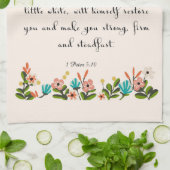 Christelijk inspirerend artikel - 1 Peter 5:10 Theedoek (Gevouwen)