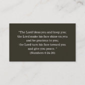 Christelijk Inspirerend Bijbelse Religieus Kruis Visitekaartje (Achterkant)