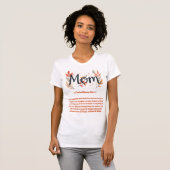Christelijk Inspirerend Bijbelvers Moeder T-shirt (Voorkant volledig)