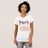 Christelijk Inspirerend Bijbelvers Moeder T-Shirt (Voorkant volledig)