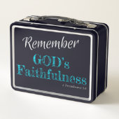 Christelijk Inspirerend herinnert zich trouw GOD's (Achterkant)