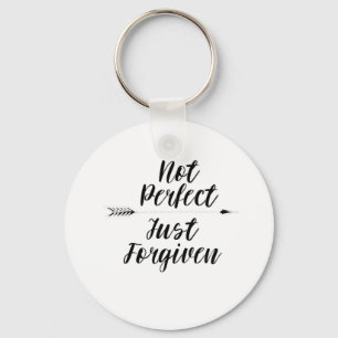 Christelijk Inspirerend niet perfect alleen vergev Sleutelhanger