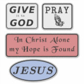 Christelijk Inspirerend Pack Sticker (Voorkant)