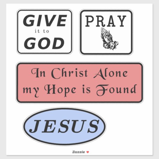 Christelijk Inspirerend Pack Sticker (Vel)