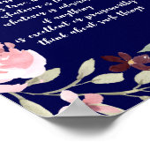 Christelijk Inspirerend Poster Verse van de Manusc (Hoek)