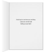 Christelijk Inspirerend River Uitzicht Wenskaart (Binnen (Rechts))