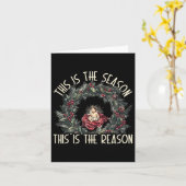 Christelijk is dit het seizoen, dit is de reden wa kaart (Gele Bloem)