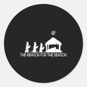 Christelijk is dit het seizoen, dit is de reden wa ronde sticker