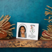 Christelijk JANUARI Geboortemaand Bloemnaam FOTO Fotoplaat (Zijkant)