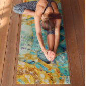 Christelijk Jeremia 29:11 Abstract Zon Mozaïek Yogamat