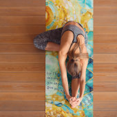 Christelijk Jeremia 29:11 Abstract Zon Mozaïek Yogamat