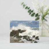 Christelijk Jesus is mijn Rock briefkaart, Religio Briefkaart (Staand voorkant)