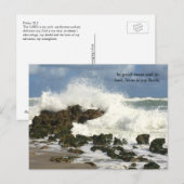 Christelijk Jesus is mijn Rock briefkaart, Religio Briefkaart (Voorkant / Achterkant)