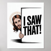 Christelijk Jesus Meme | Humoristische Jezus, dat  Poster (Voorkant)