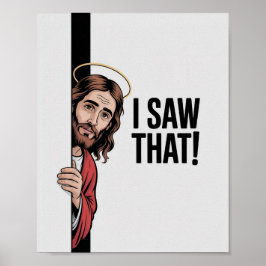 Christelijk Jesus Meme | Humoristische Jezus, dat  Poster