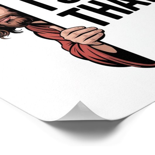 Christelijk Jesus Meme | Humoristische Jezus, dat  Poster (Hoek)