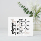 Christelijk Jezus Bijbelvers Briefkaart (Staand voorkant)