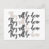 Christelijk Jezus Bijbelvers Briefkaart (Voorkant)