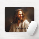 Christelijk, Jezus Christus onze Redder, Religieus Muismat (Met muis)