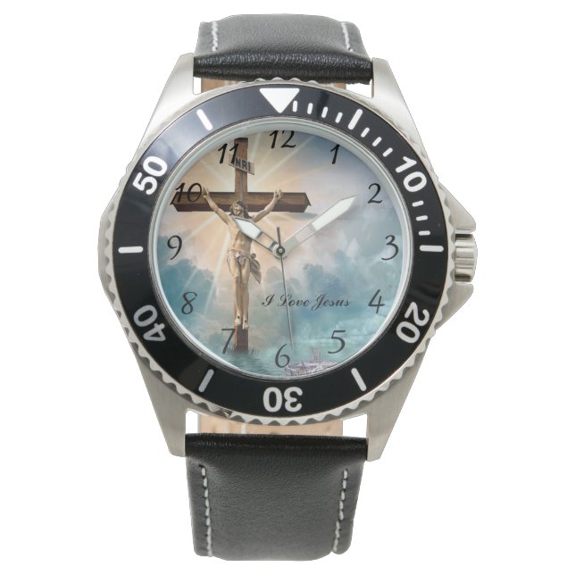 Christelijk Jezus gebed Horloge (Voorkant)