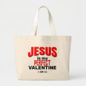 CHRISTELIJK JEZUS IS MIJN PERFECTE VALENTIJN GROTE TOTE BAG (Voorkant)