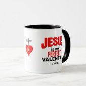 CHRISTELIJK JEZUS IS MIJN PERFECTE VALENTIJN MOK (Voorkant rechts)