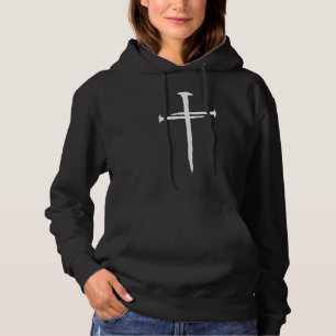Christelijk Jezus Nail Cross Hoodie