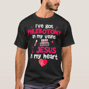 Christelijk Jezus Phlebotomie Bloed T-shirt