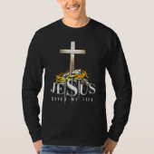 Christelijk Jezus redde mijn leven T-shirt (Voorkant)