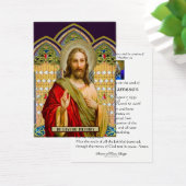 Christelijk Jezus Religieuze Sympathie Funeral Visitekaartje (Bureau)