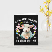 Christelijk jezusPasen niet over de konijnenbloem Kaart (Gele Bloem)