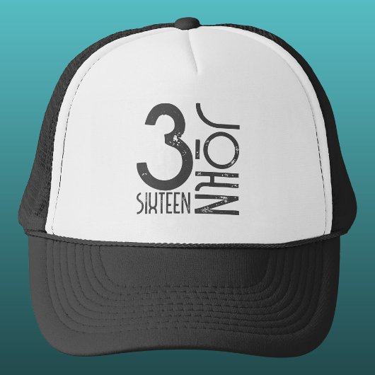 Christelijk John 3:16 Bijbel verse verst Trucker Pet