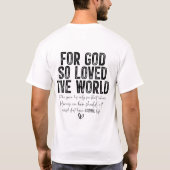 Christelijk John 3:16 T-shirt (Achterkant)