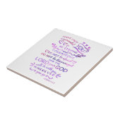 Christelijk Joshua 1:9 Bijbelkeramisch keramisch k Tegeltje (Zijkant)