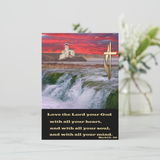 Christelijk Kaart (Staand voorkant)