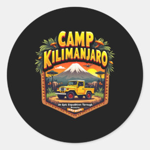 Christelijk Kamp Kamp Kilimanjaro Een Epische Expe Ronde Sticker