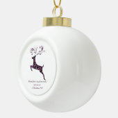 Christelijk Keramisch Bal Ornament met Bijbelvers (Rechts)