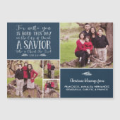 Christelijk kerstbijbel vers blauw vakantiefoto (Voorkant)