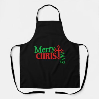Christelijk kerstcadeau voor mannen & vrouwen vrol schort