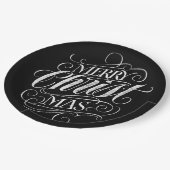 Christelijk kerstcadeaubord met kerst papieren bordje (Gekanteld)