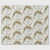 Christelijk kerstcitaat Jezus Reason Seizoen Cadeaupapier (Vlak)