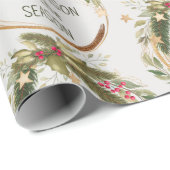 Christelijk kerstcitaat Jezus Reason Seizoen Cadeaupapier (Rol Hoek)