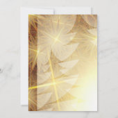 Christelijk kerstfeest met moderne gouden bomen kaart (Achterkant)