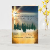 Christelijk kerstgevouwen Wenskaart Kaart (Gele Bloem)