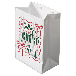 Christelijk Kerstkruis Teken Jezus Christus Geloof Medium Cadeauzakje