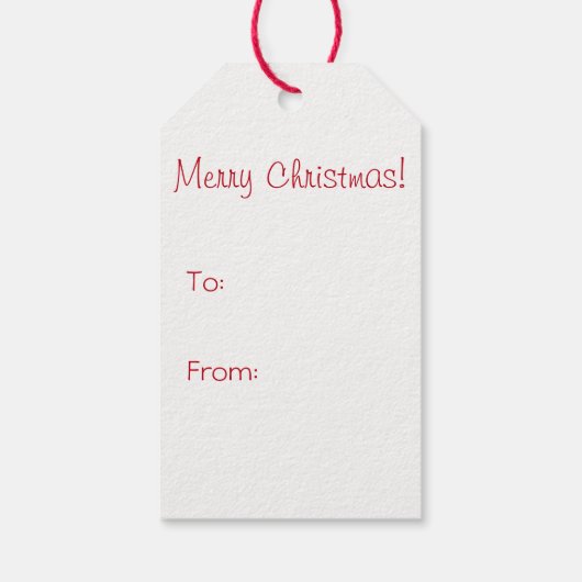 Christelijk Kerstmis Laten we hem aanbidden Cadeaulabel (Achterkant)